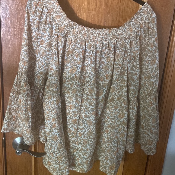 Chaps Women's 3/4 Sleeve Crinkle Blouse - Picture 2 of 4